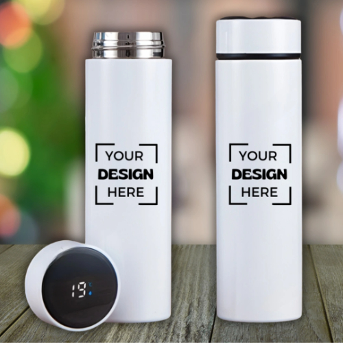 Custom Temperature Bottle with Photo - Image 2