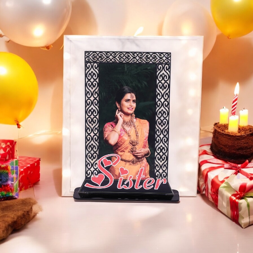 Acrylic Photo Cutout Stand 2